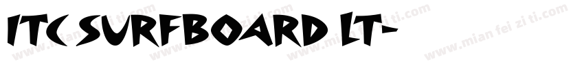 ITC Surfboard LT字体转换